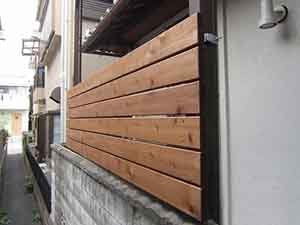  フェンスの写真/中川木材産業