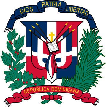 75 ドミニカ共和国 国旗 花の画像