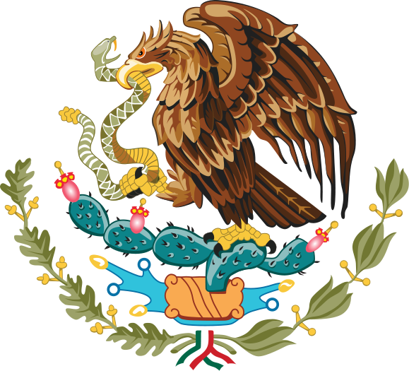 メキシコ合衆国 木材と国章 国旗のweb 木の情報発信基地