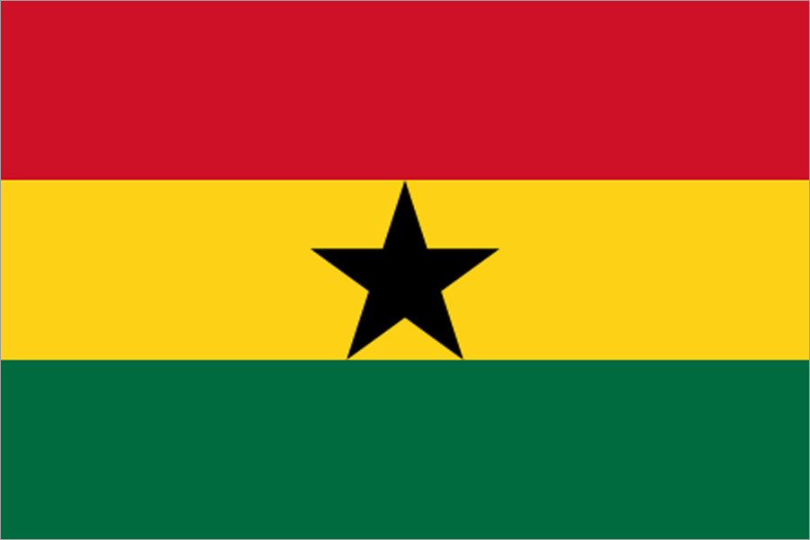 ガーナ共和国 木材と国章 国旗のweb 木の情報発信基地