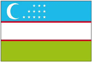 ウズベキスタン共和国 木材と国章 国旗のweb 木の情報発信基地