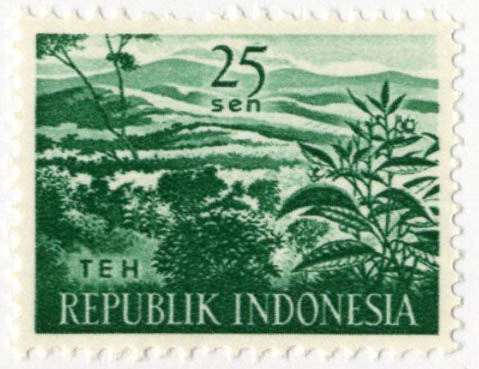 茶畑の切手の切手