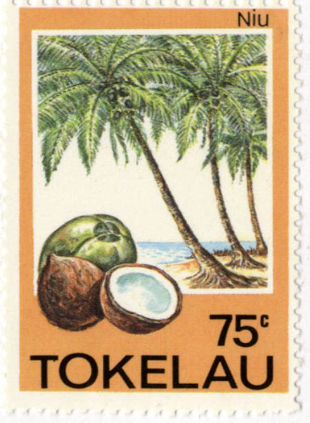 ココヤシ切手