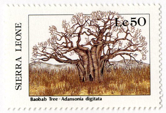 バオバブの切手