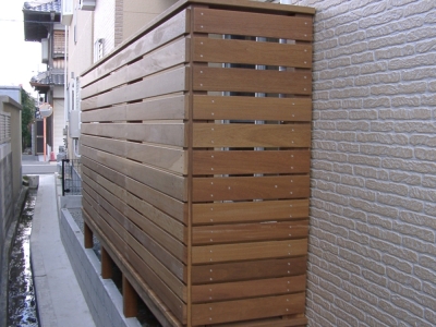 ウッドデッキフェンス/中川木材産業