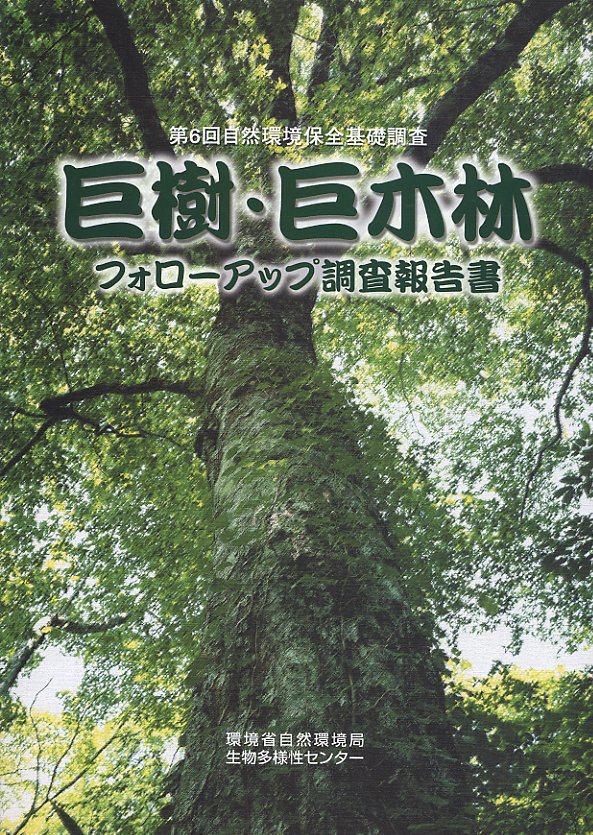巨樹・巨木材　フォローアップ調査報告書