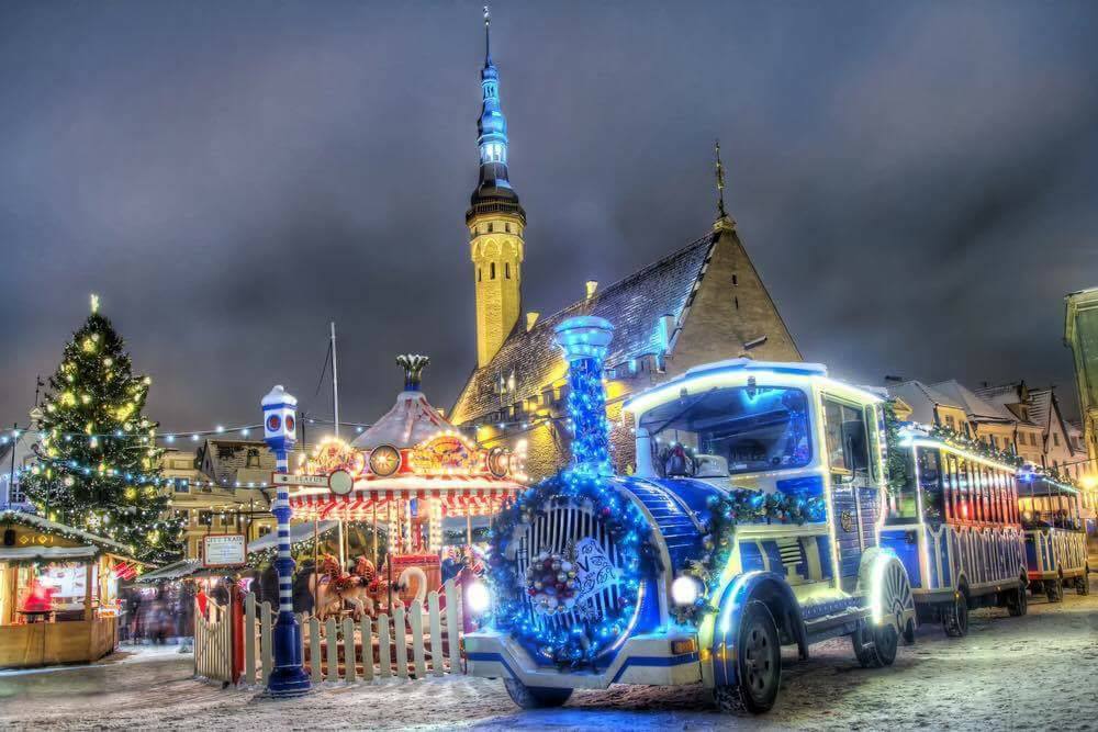 エストニア　タリンのクリスマス
