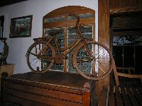 チークの木製品自転車