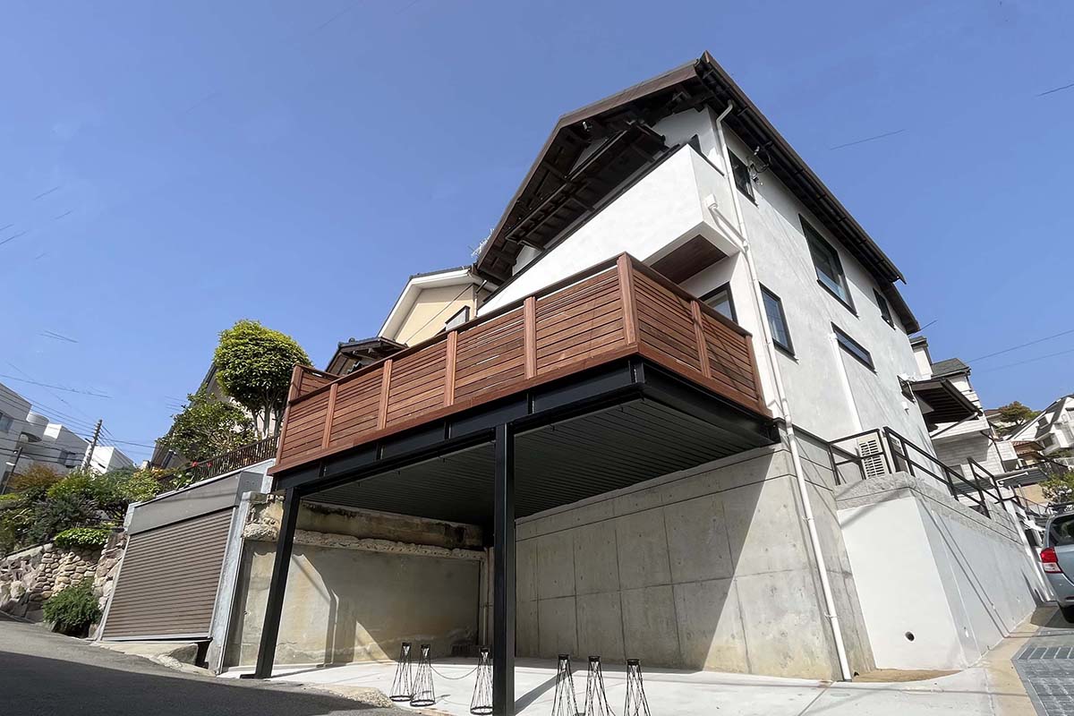 ガレージデッキ