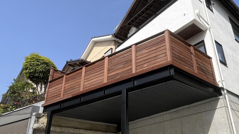 カーポートデッキ