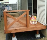 ウッドデッキ施工例by wood.co.jp/