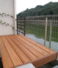 ウッドデッキ施工例by wood.co.jp/