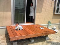 ウッドデッキ施工例by wood.co.jp/